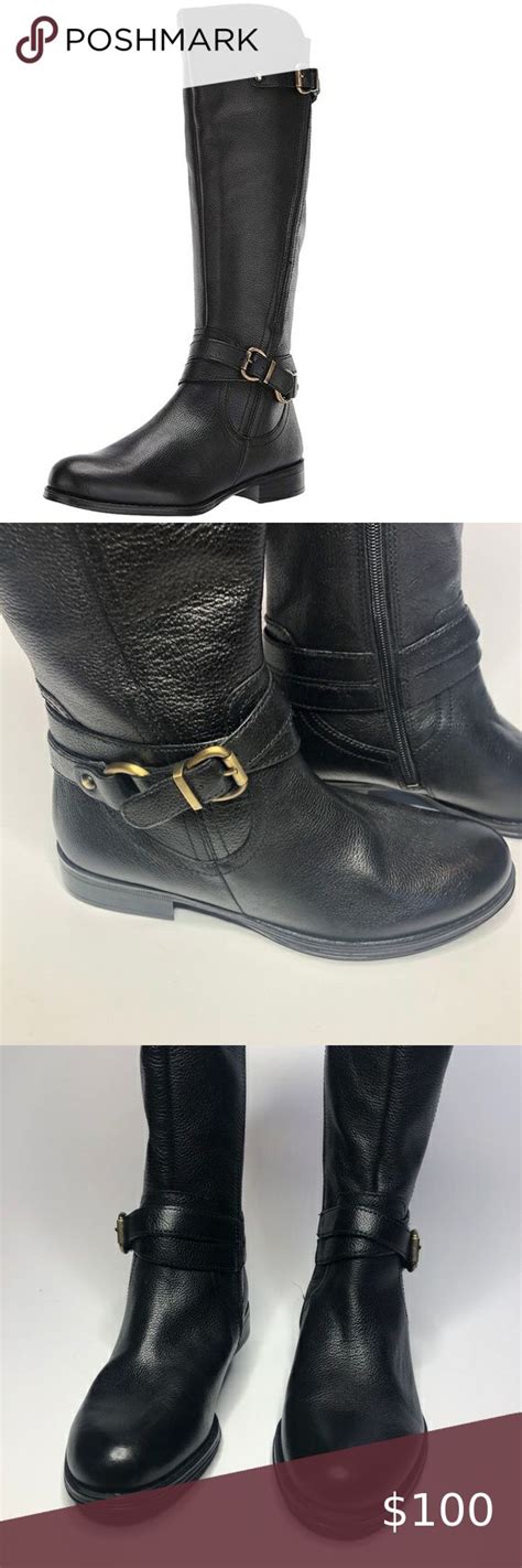 naturalizer black booties|naturalizer black riding boots.